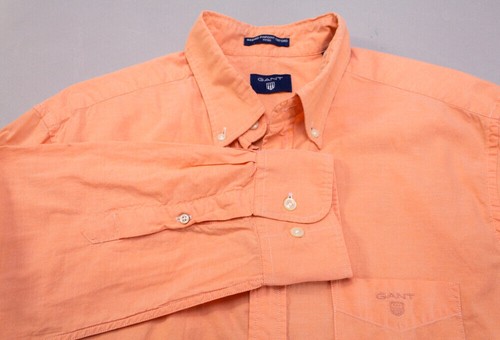 GANT Men Washed Pinpoint Oxford Fitted Shirt Size L - Bild 3 von 10
