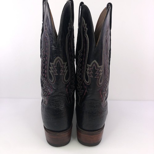 Lucchese Owen Men's Ultra Caiman Belly Crocodile Leather Boots Size 9.5D - Picture 8 of 11