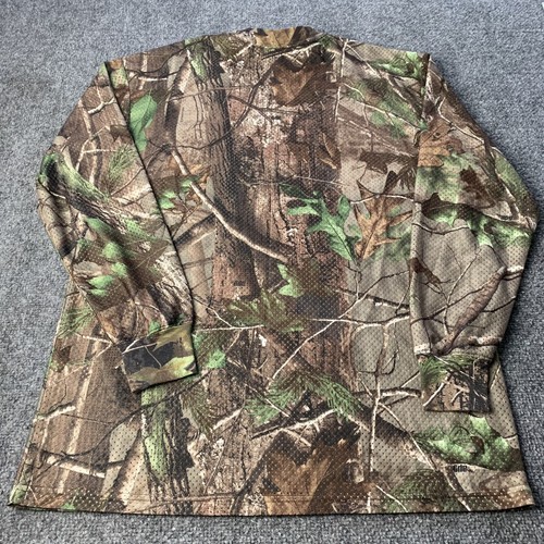 Red Head Shirt Mens Medium Realtree Hunting Camouflage Vented Mesh Long Sleeve - Picture 3 of 17