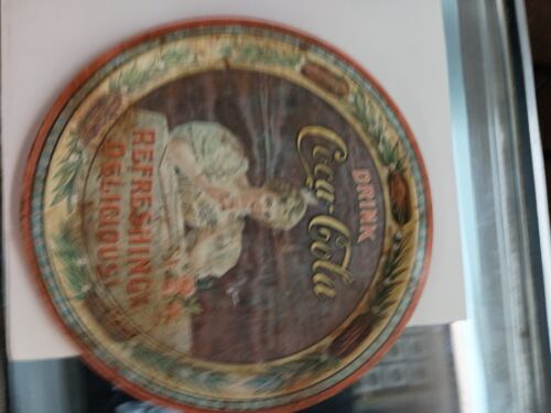 Vintage Satin Turkish Blend Cigarettes Serving Tray With Bonus Coca Cola Repops - Picture 7 of 11