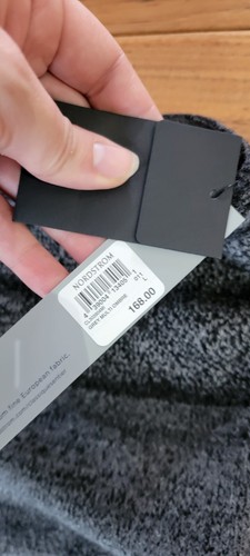 Nordstrom Classiques Entier Knit Skirt NWT Grey Serape Ombre MSRP 168$ Large - Picture 2 of 4