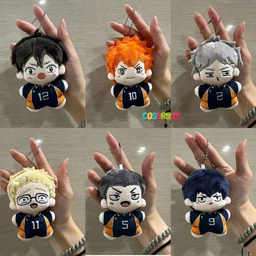 New Haikyuu!! 4 Shoyo Hinata Tobio Kageyama Kozume Kenma Plush Keychain Doll Toy - Picture 2 of 23