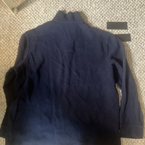 Polo Ralph Lauren Pullover Mens Navy Half Zip Sweater Classic XL - Picture 5 of 5