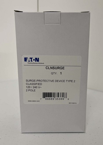 NEW EATON CUTLER HAMMER CLNSURGE BR 18KA SURGE PROTECTIVE DEVICE FREE 2DAY SHIP - Picture 3 of 3