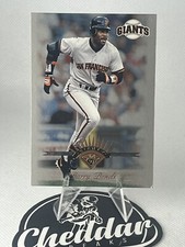 BARRY BONDS-OUTFIELD-SAN FRANCISCO GIANTS-1997 LEAF #65-NICE