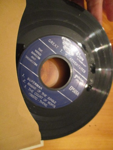 Vintage 7.5" 45's Record Storage Album Book Holder Folder 11 Pocket w 10 45s #1 - Picture 21 of 21