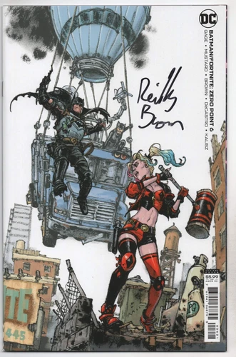 Batman Fortnite Zero Point #6 B Kim Jung Gi Variant SIGNED Reilly Brown (07/06/2