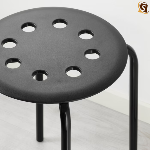 IKEA MARIUS Stool Durable Plastic Chair Kitchen Bathroom Breakfast Seat - Picture 5 of 11
