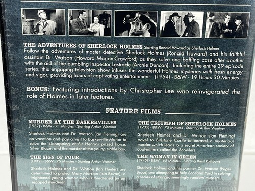 The Adventures of Sherlock Holmes Complete Series 4 DVD Set Feature Films Watson - 第 5/6 張圖片