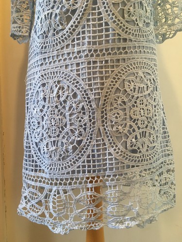 Darling Brandie Retro 1960s Embroidered Tunic Dress Size 10 BNWT RRP £68.99 Blue - Picture 4 of 7