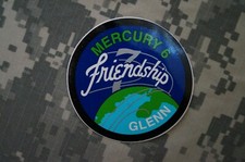 NASA Mercury-Atlas 6 Mission Decal Space Program John Glenn Friendship-7