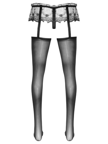 Medias sexy de encaje Sissy para hombre lencería transparente elegantes disfraces ropa de dormir ropa interior - Imagen 7 de 100