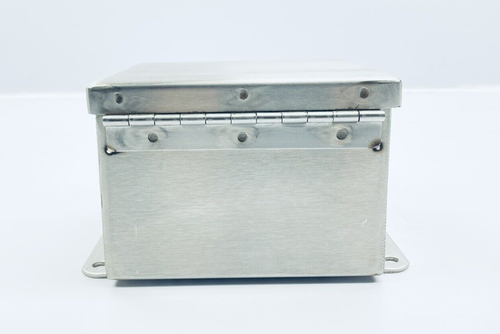 UNUSED COOPER 664-4XSCHC INDUSTRIAL CONTROL STAINLESS STEEL ENCLOSURE 6x6x4 - Picture 2 of 7