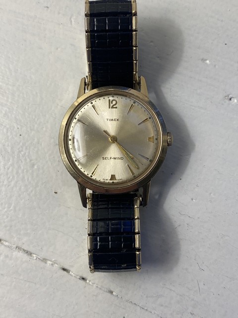 vintage timex self winding watch