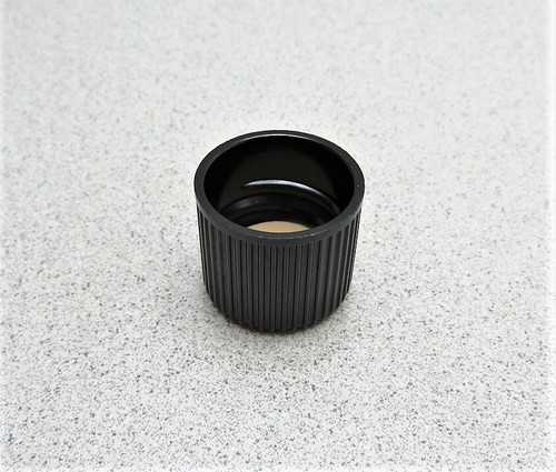 Kimble Glass 45066C-18 Black Screw Cap PTFE-Faced Liner Qty 225 New, Old Stock - Picture 2 of 4