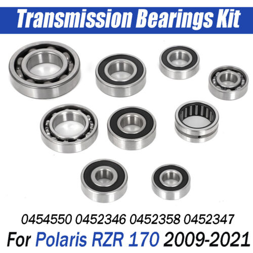 For Polaris RZR 170 Full Transmission Bearings Kit Drive Output Counter Shaft - Picture 1 of 9
