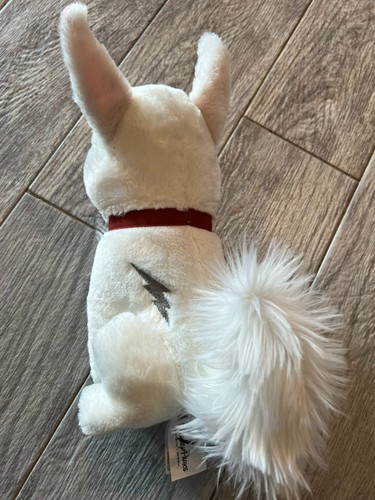 Disney Parks Bolt plush Dog stuffed animal 12" sitting embroidered eyes White - Picture 8 of 8