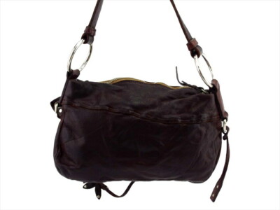 miu miu shoulder bag flower motif leather Authentic USED miu miu shoulder bag flower motif leather Authentic USED