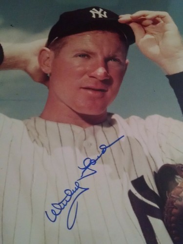 Whitey Ford NY Yankees hand signed 16x20 photo HOF 74 - Picture 2 of 8