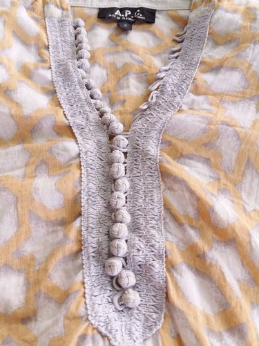 APC A.P.C. France ladies small hoodie shirt - Picture 5 of 8