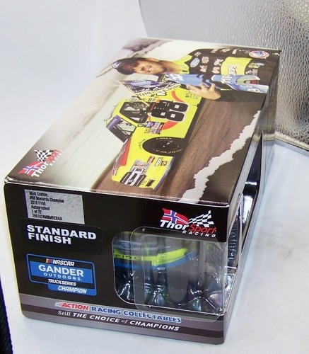 1:24 ACTION 2019 #88 MENARDS F150 TRUCK MATT CRAFTON CHAMPION AUTOGRAPHED 1/72 - Picture 9 of 9