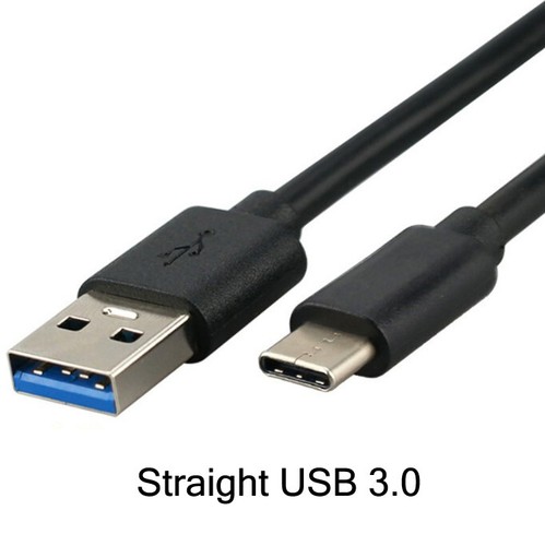 Right Angle USB 3.0 / 2.0 Type C Charge Power Cable Lead Data Wire 0.3M 1M 1.8M - Picture 5 of 7