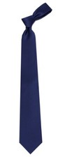 Solid Navy Satin Necktie Men's Tie Wedding Formals Proms