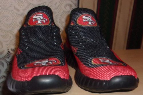 San Francisco 49ers BOY'S SNEAKERS SIZE:38 NEW - Picture 4 of 5