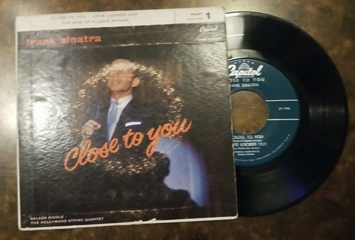 Frank Sinatra Close To You W-789 Capitol Records Rainbow Label LP Vinyl |  eBay