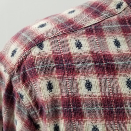 Vintage Woolrich Button Down Flannel Shirt Southwest Aztec Mens 90s Sz XL - Picture 6 of 7