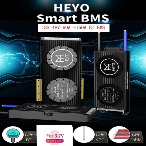 13S 48V 150A Li-Ion Akku BMS Protection Board + Programmierbares Bluetooth-Modul - Bild 2 von 12