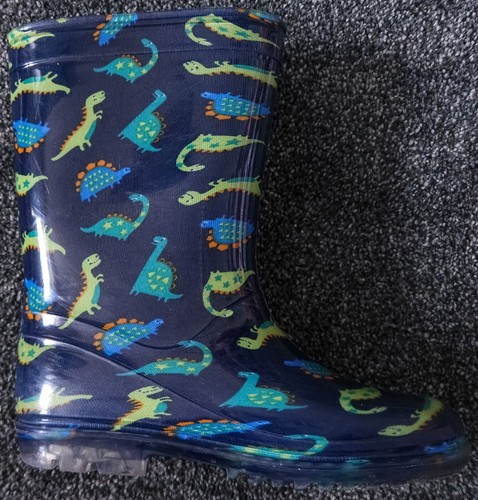 Kinder Dinosaurier Gummistiefel Gummistiefel Kind Größe 12K UK - Bild 4 von 16