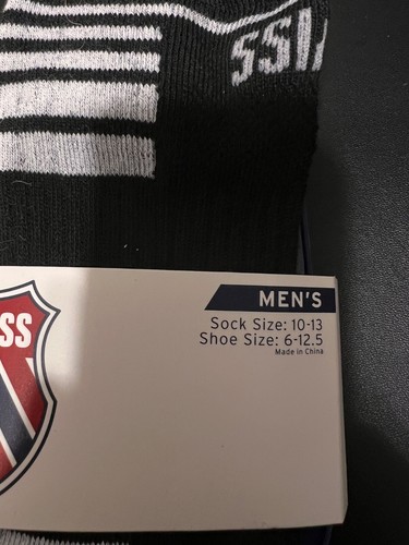 K-SWISS Men NO SHOW ANKLE SOCKS Black White Blue SIZE 6 - 12.5 6 Pairs NEW $28 - Picture 2 of 6