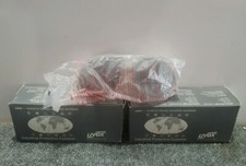 Lot of 2 UVEX S102C Safety Glasses Cricket 9180 Gray Len Brown Frame Optidura 