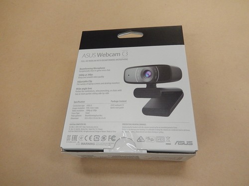 ASUS WEBCAM C3 FULL HD 1080P USB 2.0 WEB CAMERA - Picture 3 of 6