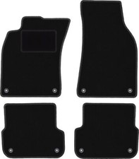 Schwarze Velours-Fußmatten für: Audi A6 C6 Limousine, Kombi, Avant (2004-2006)
