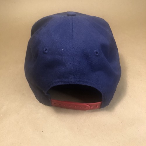 Chicago Cubs - '9fifty New Era MLB Snapback Hat Flat Brim Cap Medium-Large Rare - Picture 4 of 7