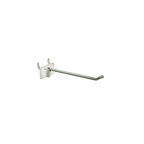 Azar Displays 4" Metalldraht Haken Kunststoff befestigt Rückseite, 50er-Pack - Bild 1 von 3