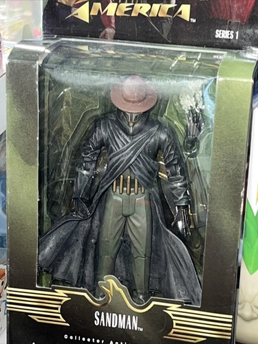 "Figura de acción 2009 DC Direct Toys JSA Justice Society of America Sandman 7""" - Imagen 3 de 5
