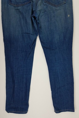 Free People Damen blau High Rise Denim gerades Bein Jeans 30 x 27 Stil 8175  - Bild 6 von 10