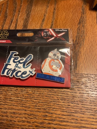 Disney Parks STAR WARS Rise of Skywalker 3 Pin Set - Force BB8 Jedi - NEW - Picture 2 of 4