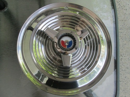 1963 Ford R CODE Spinner 427 Hub Caps 15" Set 4 Wheel Covers 1963 - Picture 2 of 11