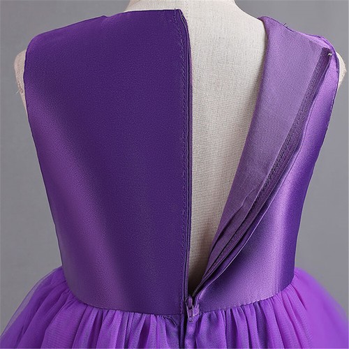 Evening Kids Girls Princess Long Dress Christmas Party Girls Gown Formal Prom - Picture 36 of 51