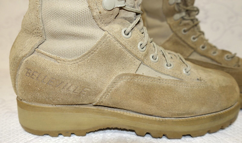Belleville Gore-tex Mens Size 4.0 W Tan Vibram Military Combat 790 Boots - Picture 2 of 12
