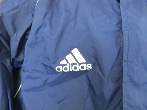 Adidas Mantel Training Windbreaker Oberteil leichte blaue Jacke Herren 38/40 L Large - Bild 3 von 6