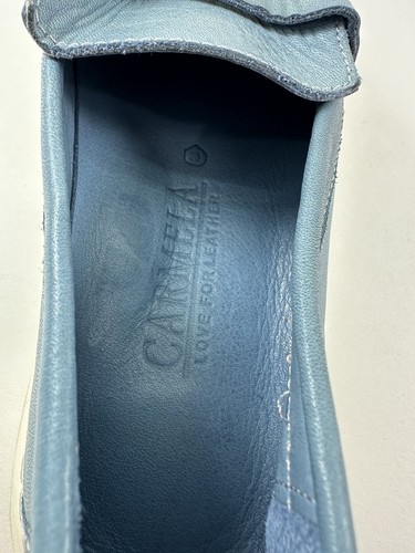 Carmela puderblaue Leder Mokassins Damen Gr. 37 Halbschuhe genäht Freizeit " - Bild 8 von 8