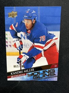 20-21 UD Series 2 Hockey UD Exclusives Young Guns 469 K’Andre Miller /100