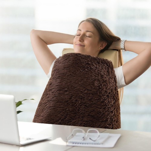 USB Heating Blanket Throw Electric Body Warmer Blanket Shawl Good Thermal steady - Picture 2 of 12