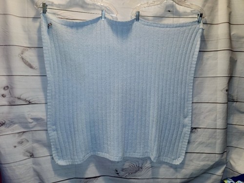 Petit Lem Baby Blanket Lovey Chenille Soft Blue Brown Car Tag - Picture 9 of 17