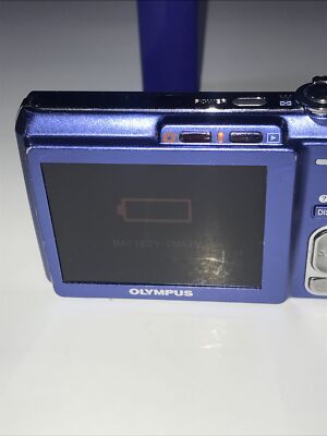 Olympus FE FE-330 8.0MP Blue Digital Camera With Battery | eBay